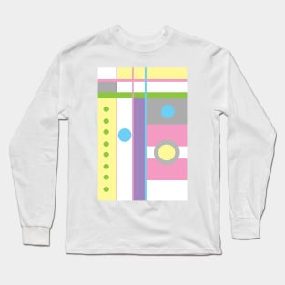 Pop Mod Pastels Long Sleeve T-Shirt